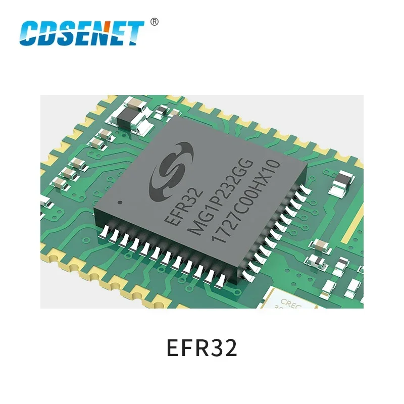 2.4GHz ZigBee3.0 EFR32 SoC E180-ZG120B 20dBm 32-bit ARM Cortex -M4 kernel PA Stamp Hole IPEX SMD IoT Wireless Transceiver Module