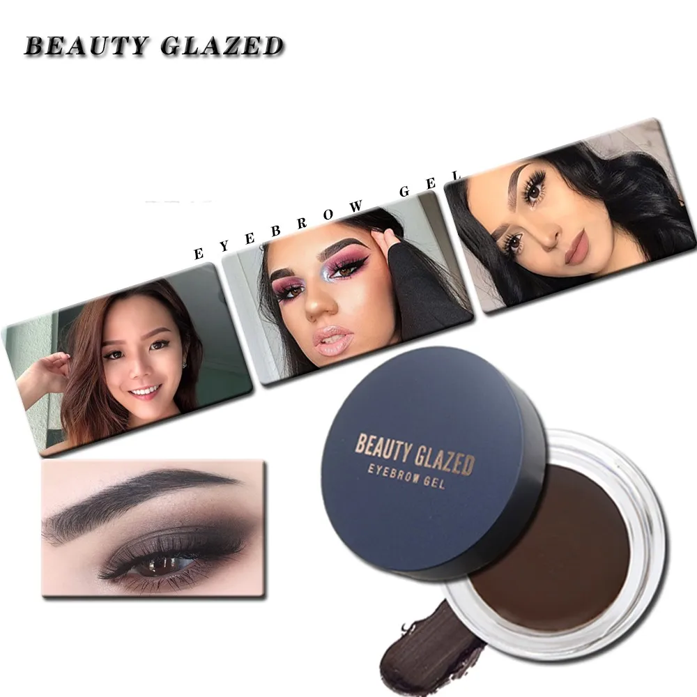

BEAUTY GLAZED 5 Colors Matte Longlasting Waterproof Liquid Eyebrow Gel Makeup Eyebrows Cosmetics