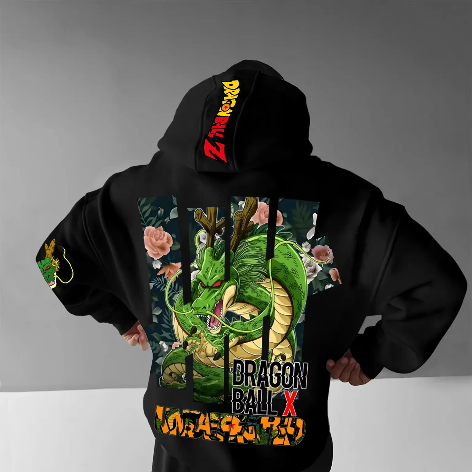 

Dragon Ball Peripheral Casual Versatile Autumn and Winter Men's and Women's New American Loose and Trendy Hooded Sports Jacket
