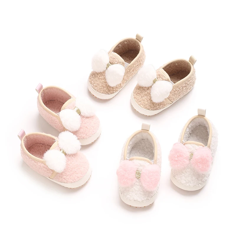 

Батук Sapatos Ng Kubo Mga Batang Babae's Plush Mainit-Init Kaswal Sapatos Mga Sanggol Para Sa Mga Bata Sa Labas