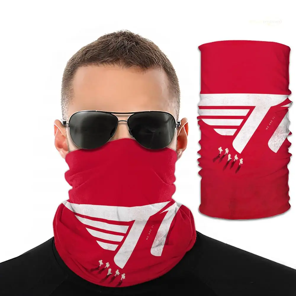 T1 Esports Team Five Stars 3D Printed Neck Cover Multifunctional Outdoor Sports Sunscreen Breathable Face Mask Can Also As Gift