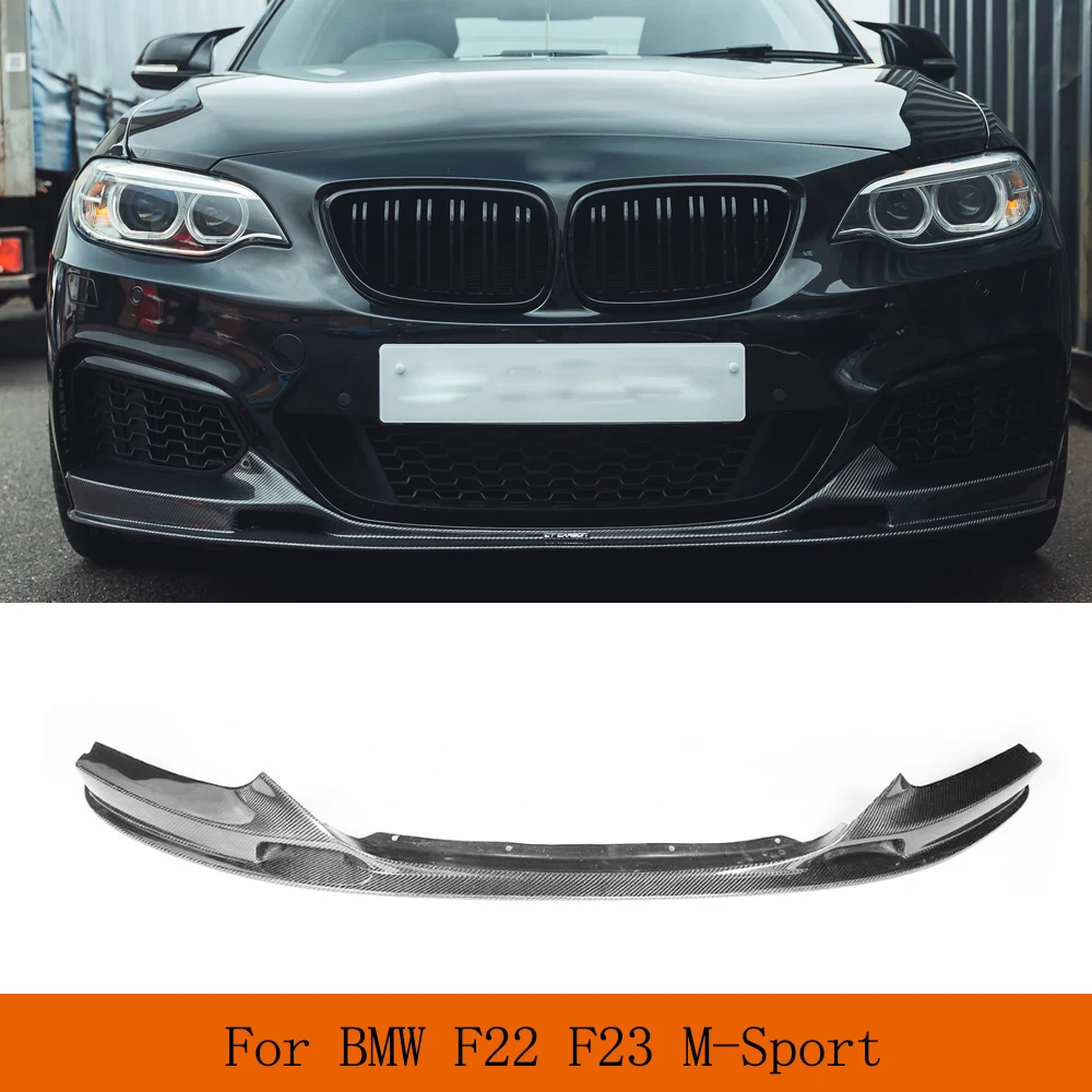 

Car Front Bumper Lip Spoiler Splitters for BMW F22 F23 220i 228i M240i M235i M-Sport 2014-2019 Carbon Fiber Front Racing Kits