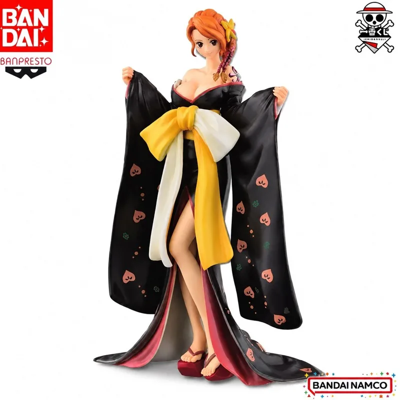 

In Stock Bandai Original Ichiban Kuji One Piece Nami Action Figure Model Doll Brand New Boxed Anime Characters Toys Model Garage