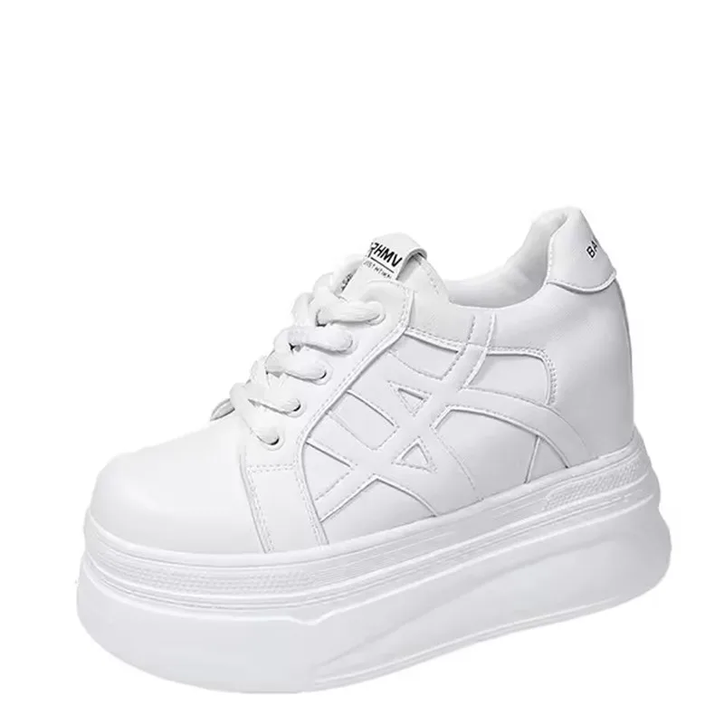 

Women's Spring New Style Breathable Mesh Sports Shoes Thick Bottom Heightening Casual Dad Trendy Shoes Korean Version All-Match