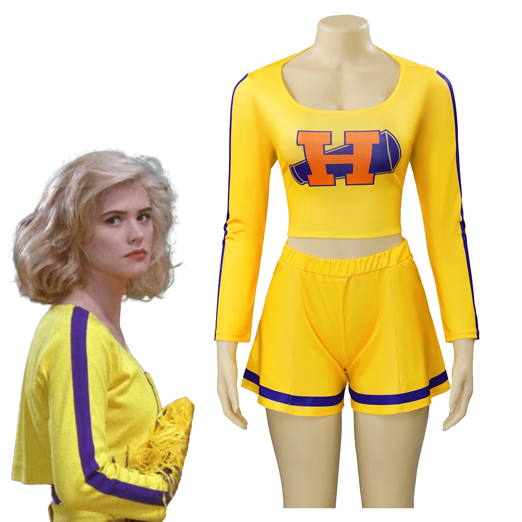 بافي الصيف المشجع تأثيري حلي التشجيع موحدة المرأة بافي مصاص دماء القاتل يتوهم الأصفر بلايز السراويل وتتسابق