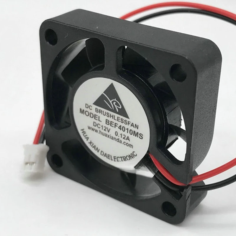 HJY   1 PC New Huaxianda BEF4010MS 12V 0.12A 2-wire power supply cooling fan *ll