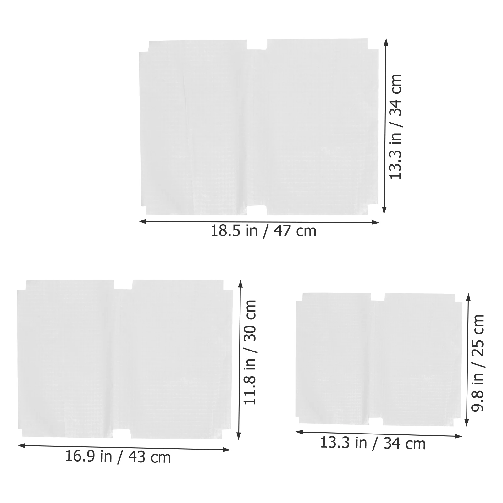

1 Set/30pcs ABS Safety Waterproof Nubuck Material Transparent Self Adhesive Film Book Cover for Students (