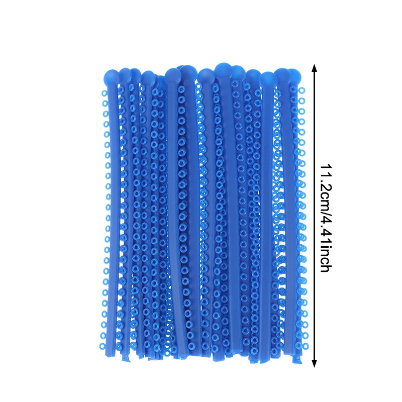 20 العصي تقويم الأسنان مطاطا روابط الأوعية الدموية العصابات الملونة للأقواس الأقواس علاج تقويم الأسنان #6