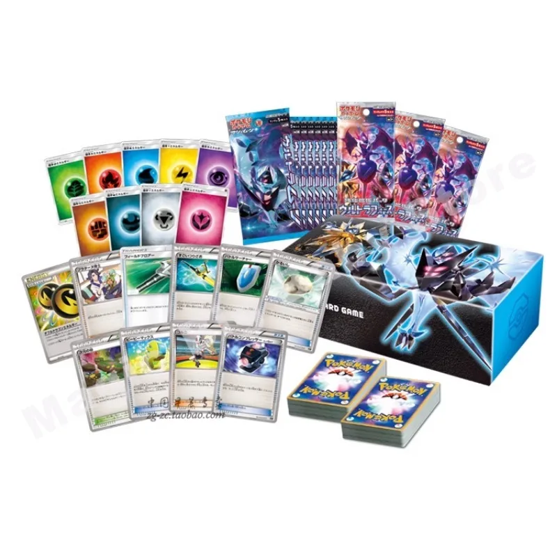 Oryginalna oryginalna karta Pokemon Trading PTCG Ultimate Day & Month Trainer Group Grandmaster Box Prezent dla dziecka