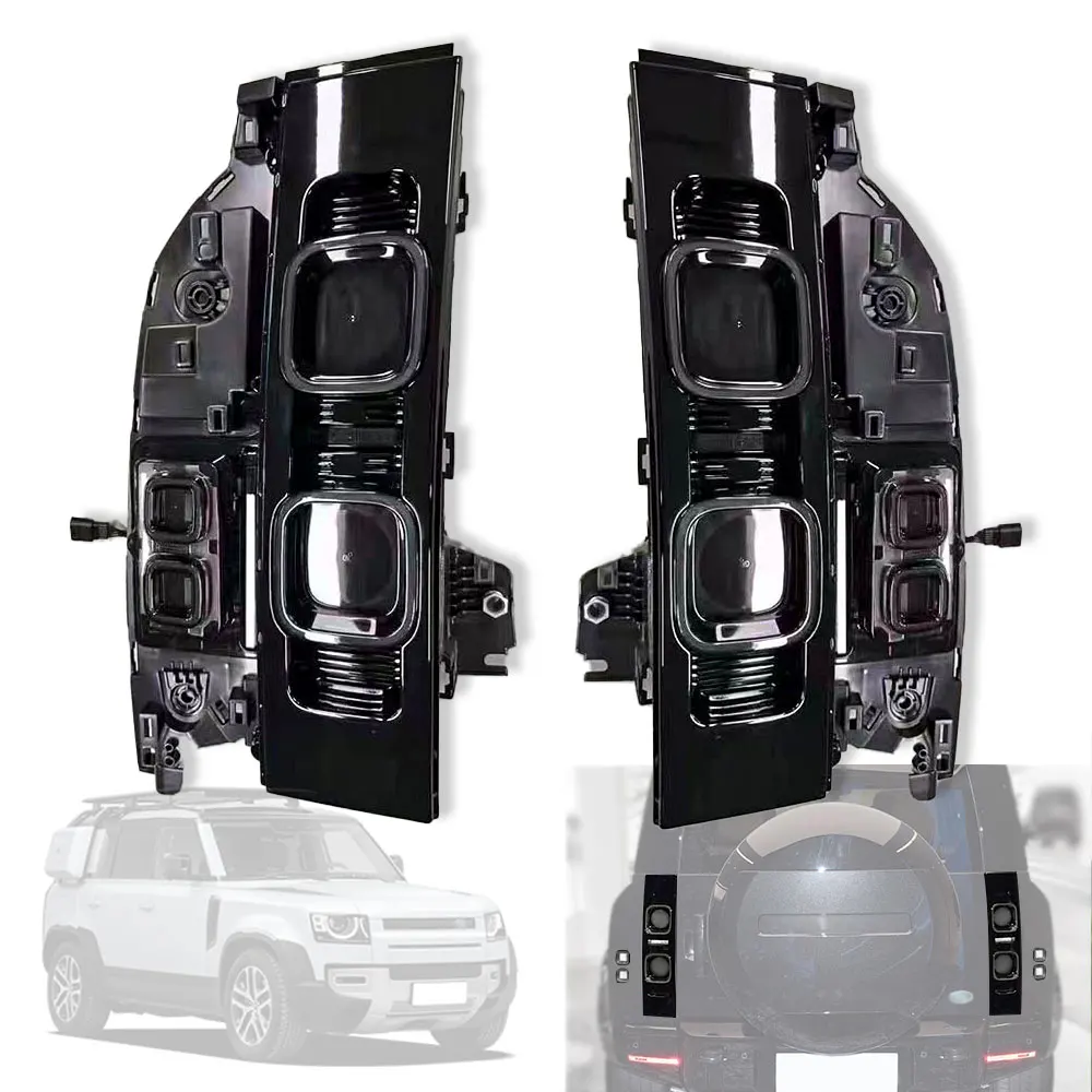 

For Land Rover Defender L663 2020 2021 2022 + Led Tail Lamp Lights Rear Brake High Addtional Turn signal Reverse Light Taillight