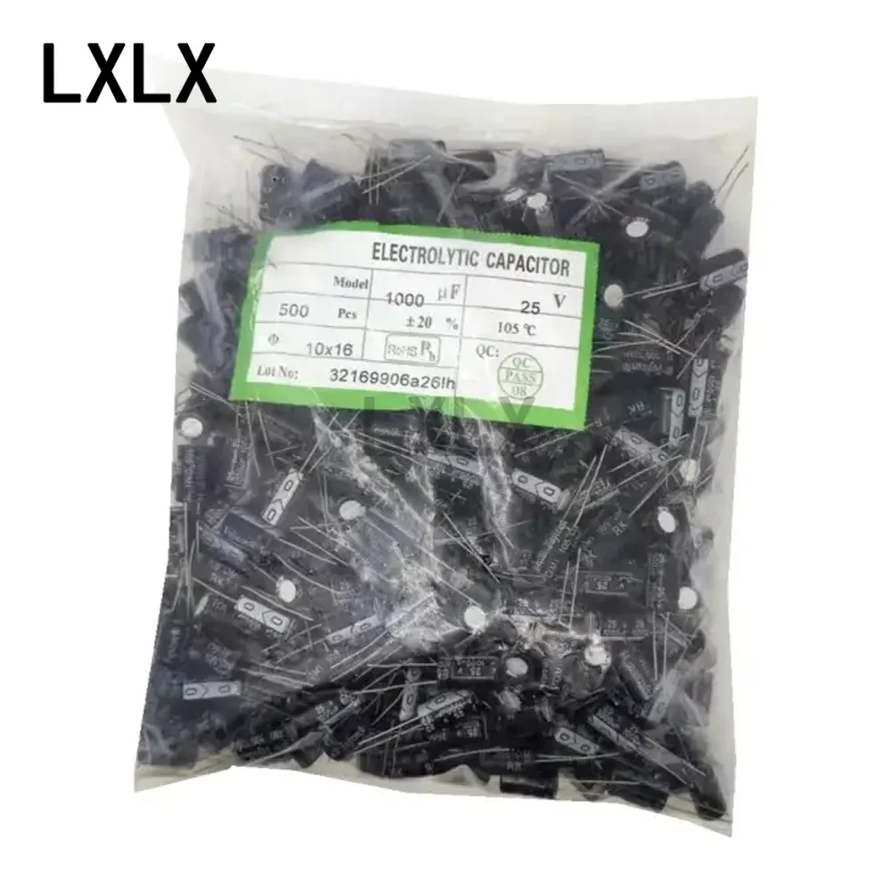 

50pcs-1000pcs 6.3V 10V 16V 25V 35V 50V 400V 450V Electrolytic Capacitor 1uf 22UF 47UF 220uf 470UF 1000UF 4700UF 6800UF 10000UF