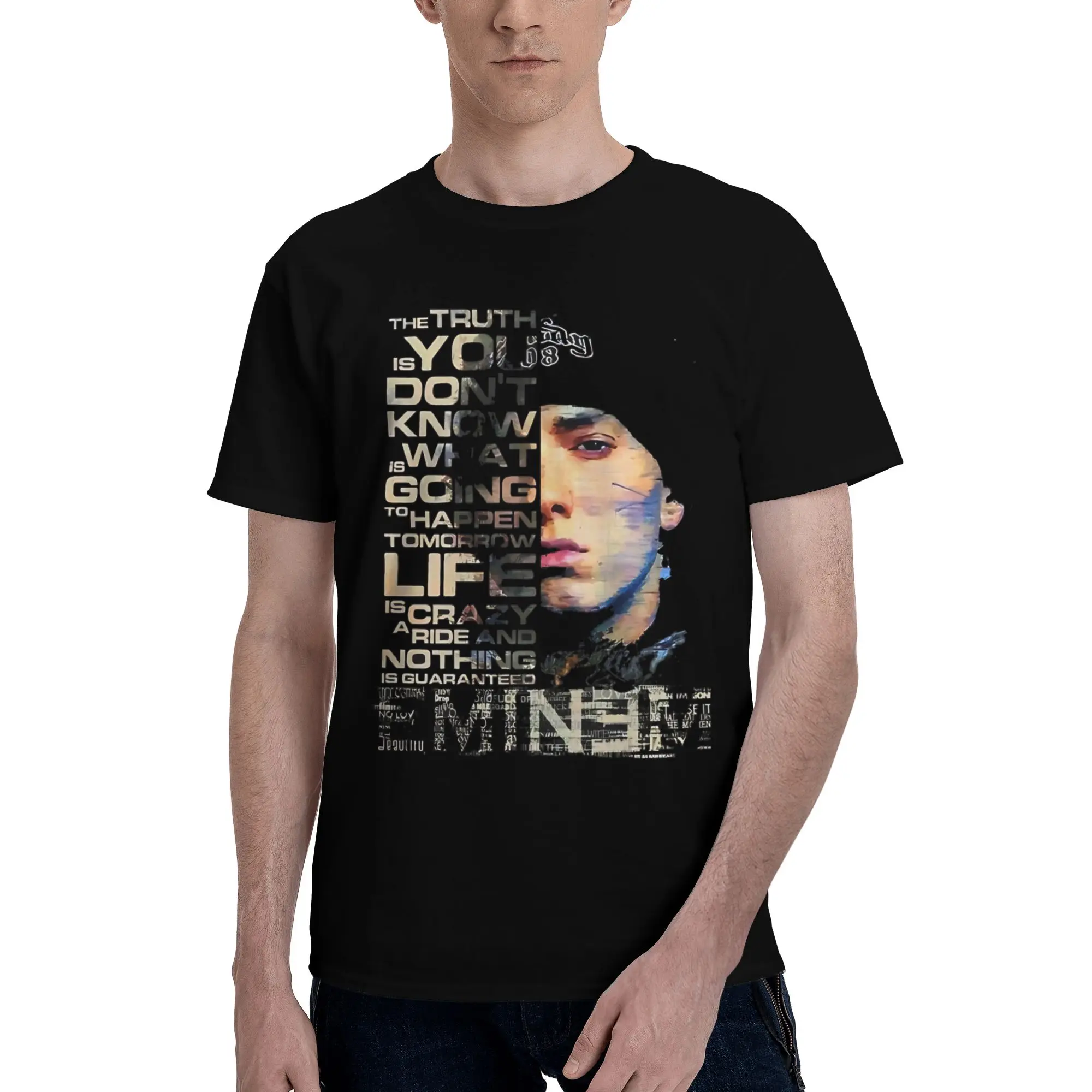 Stan  Novelty 100% Cotton T-Shirt Eminem Tees Tops For Men
