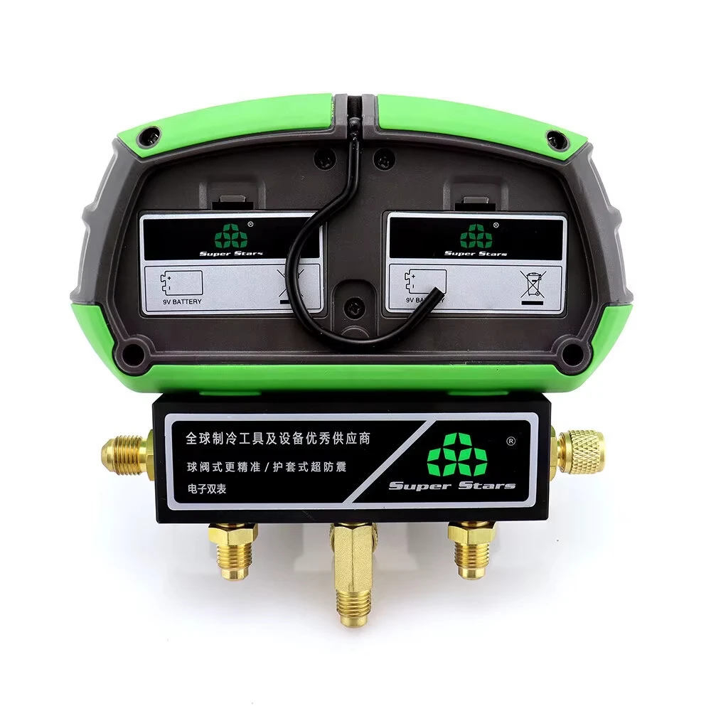 Ar condicionado fluoreto mesa dupla ST-B268D conjunto de refrigerante automóvel r134a ferramenta de enchimento líquido