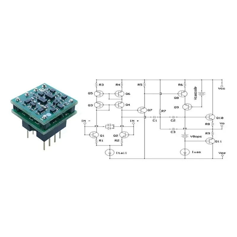 OP8802 Fully Discrete Dual OPAMP Class A Operational Amplifier Replace OPA1612 LME49720 OPA2604 For Hifi DAC Amp Easy Install