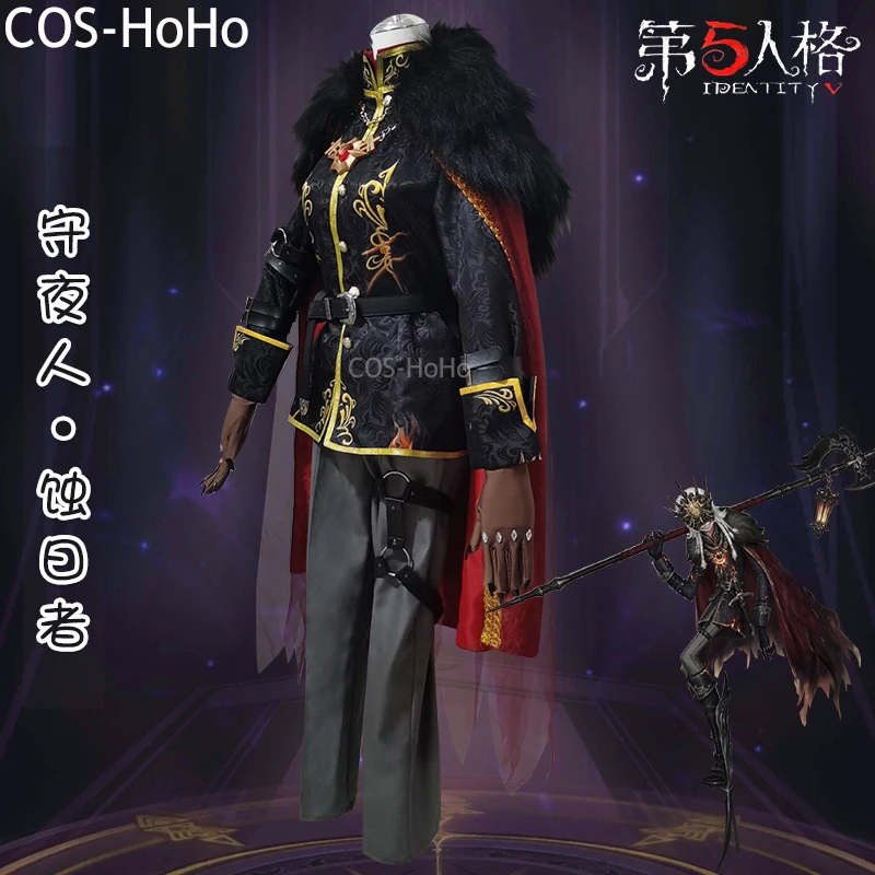 COS-HoHo Identity V Ithaqua Gold Skin Fashion Game Suit Handsome Uniform Cosplay Costume Halloween Party Role Play Outfit S-XXL