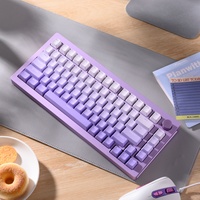 Monsgeek M1W 75% Mechanical Keyboard Hot-swap USB Type-C/2.4g/Bluetooth Wireless RGB Gasket-Mounted Aluminum CNC Gaming Keyboard
