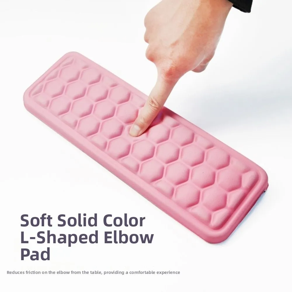 Universal L-Shaped Desk Elbow Pad Ergonomic Non-Slip Wrist Rest Pain Relief Support Memory Foam Desk Edge Cushion Typing