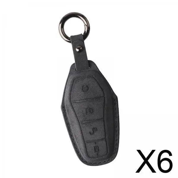 

Automotive Key Fob Cover Suede Material Full Protection Shell Dustproof Holder for Smart Car Key
