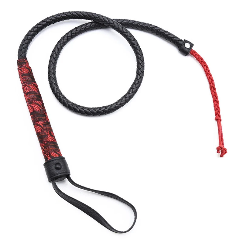 1m Bdsm Whip Bondage Restraints Erotic Riding Horse Fetish Leather Spanking Flogger Sex Toys For Women Couples Bdsm Toys