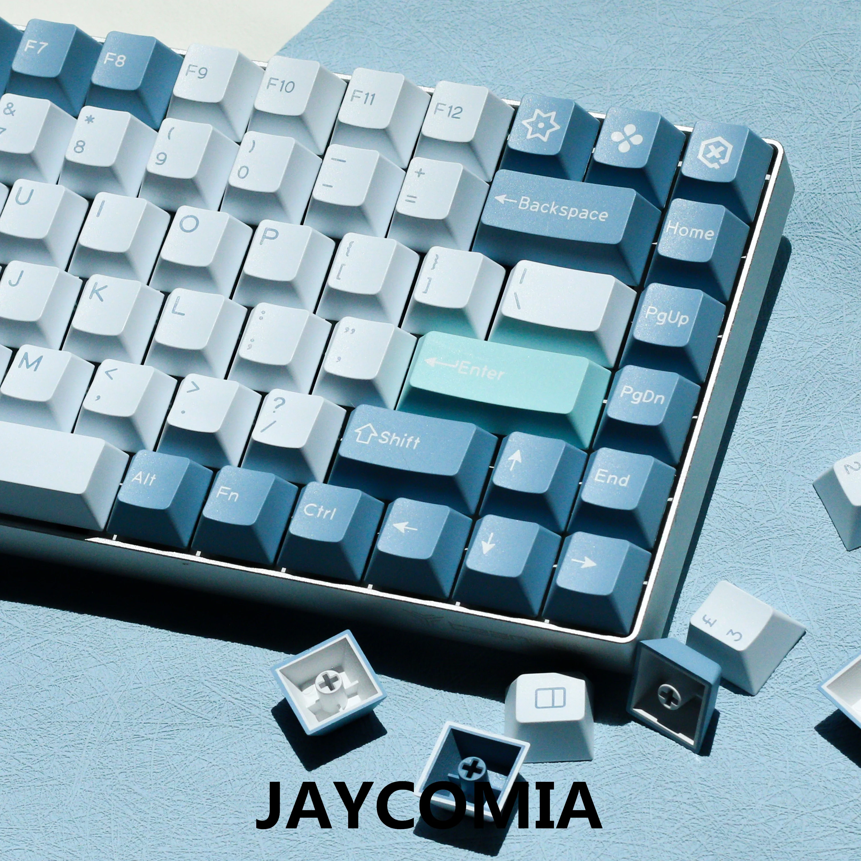 Imagem -05 - Gmk Shoko-pbt Keycaps Grupo Double Shot Perfil Cereja Pbt Keycaps Faça Você Mesmo para Teclado Mecânico Gmk67 Fizz K617 173 Chaves