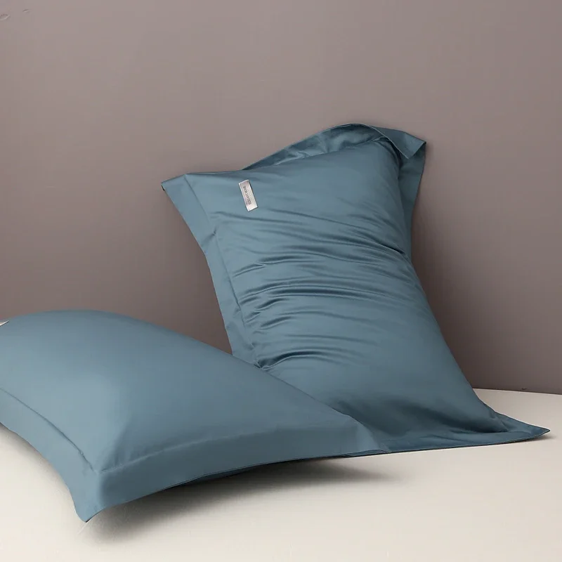 100% Egyptian Cotton Pillowcase High-quality Long-staple Cotton Silky Smooth and Skin-friendly Cotton Pillowcase 30*50 2pcs