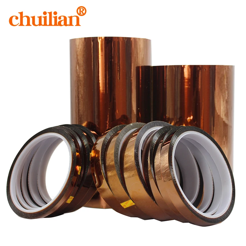 عالية الجودة 1 قطع 33 متر ارتفاع درجة الحرارة الشريط بغا الحرارة مقاومة بوليميد