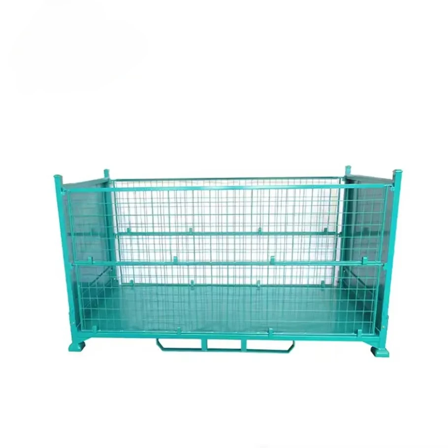 Stacking Storage Cage Folding Stillage Stillage Steel Q235 Industrial Containers