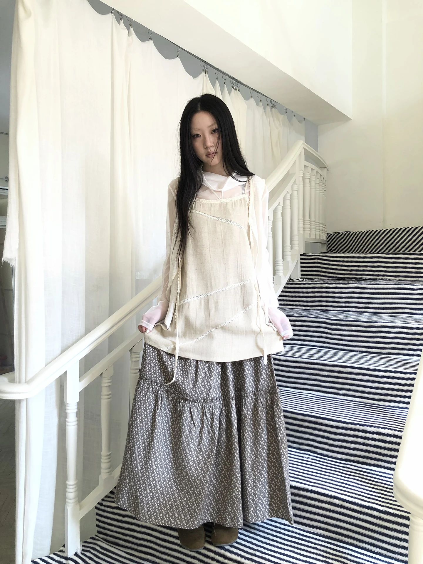 

Angproject 34 Новый ретро-комплект из двух предметов: асимметричный жилет с завязками и открытый кардиган на бретелях, женский модный летний наряд