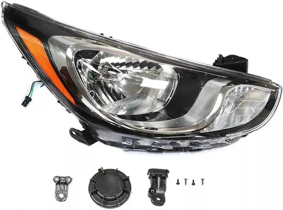 

Фара в сборе, галогенная фара, передняя фара, замена для Hyundai Accent Sedan 2012-2013 2014, правый Passeng