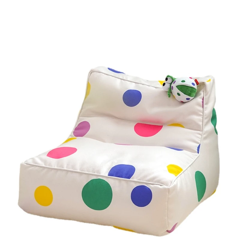 PQF Polka Dot Sofa Living Room Bedroom Single Reading Corner Children Couch