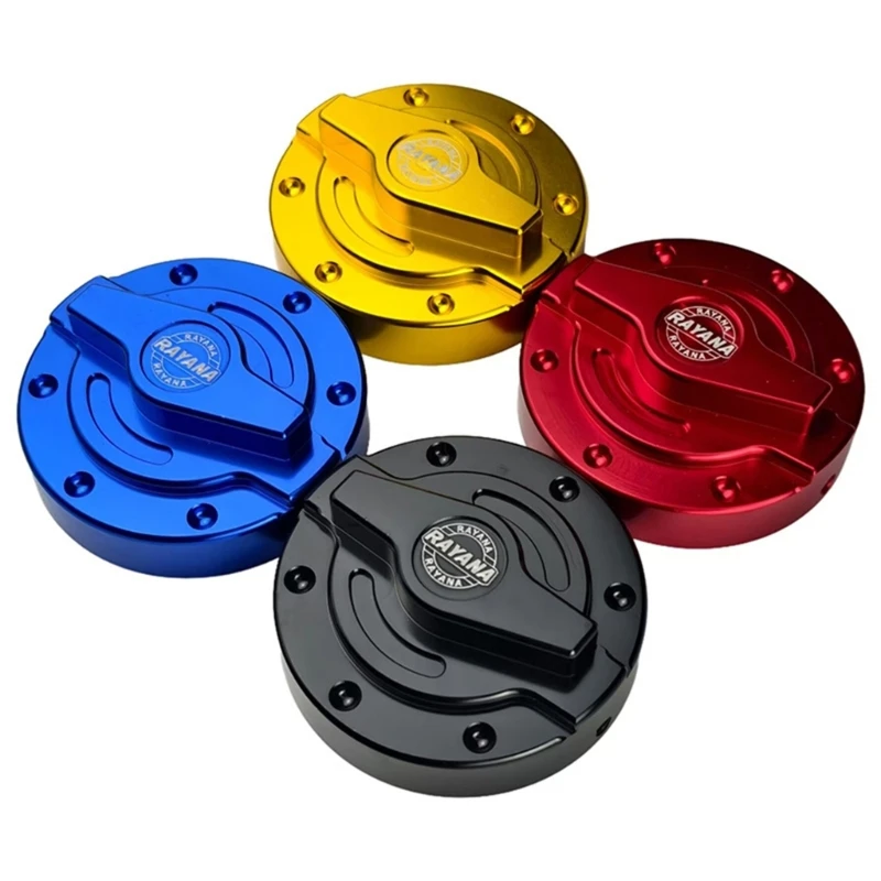 kl23 Replacement Gas Tanks Cover Caps with Rapid Locking Motorbike Modification Accessories Aluminum Caps