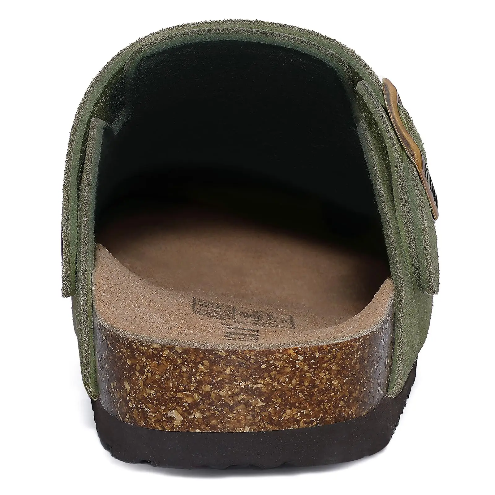 Crestar Women Cow Suede Clogs Cork Footbed Leather Mules Lady Outdoor Comfort Arch Support Potato Shoes With Adjustable Strap image 5