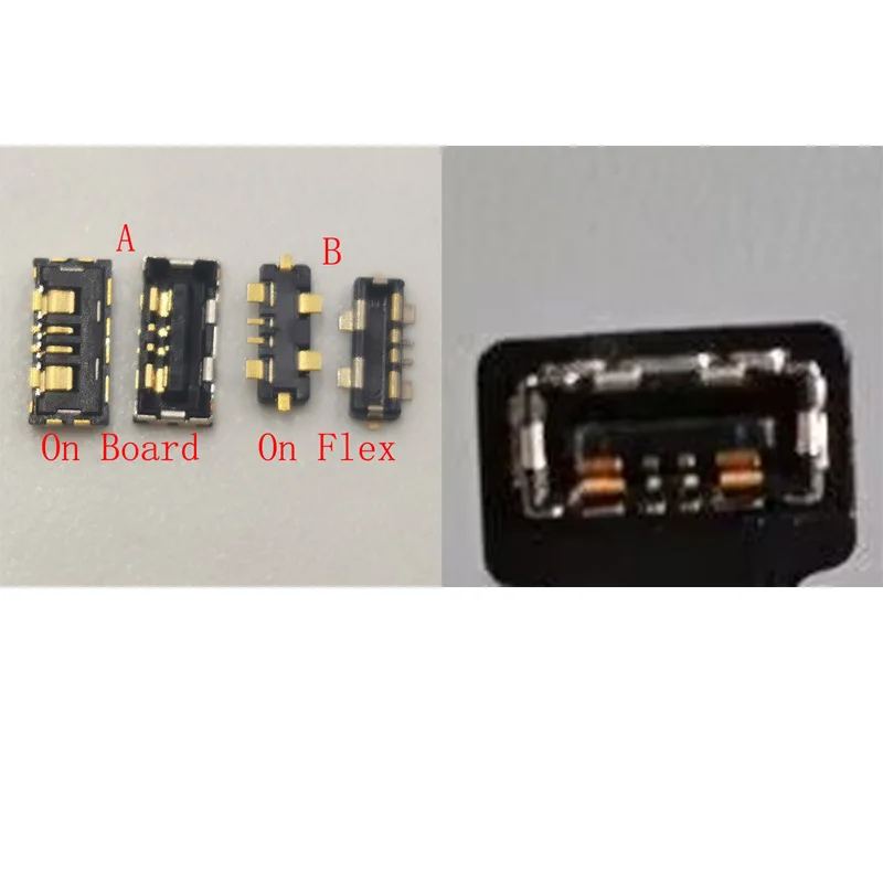 1-100Pcs Connector Contact Inner Battery Flex Cable FPC Plug Board Motherboard For Apple Watch S1 S2 S3 Series 1 2 3 38 42 mm