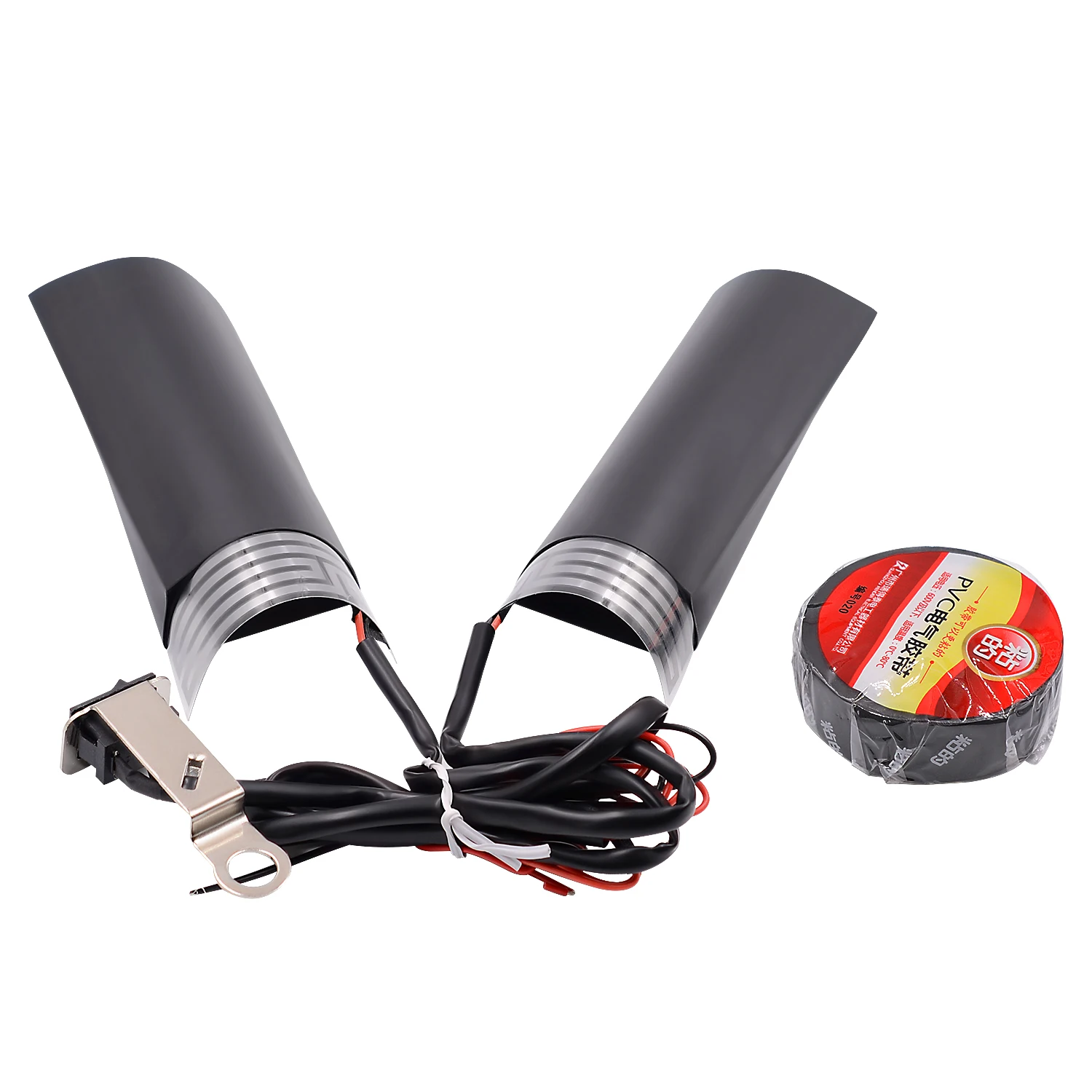 Universal Motorcycle Heated Handles Grips ATV Snowmobile Handlebar Heater Warmer Kit For Suzuki Yamaha Heated Handlebars 12V