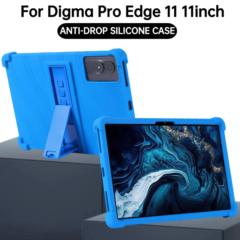 

Digma pro Edge 11 11-дюймовый защитный чехол с 4 противоударными подушками безопасности, регулируемая подставка, Android 14 Funda Shell