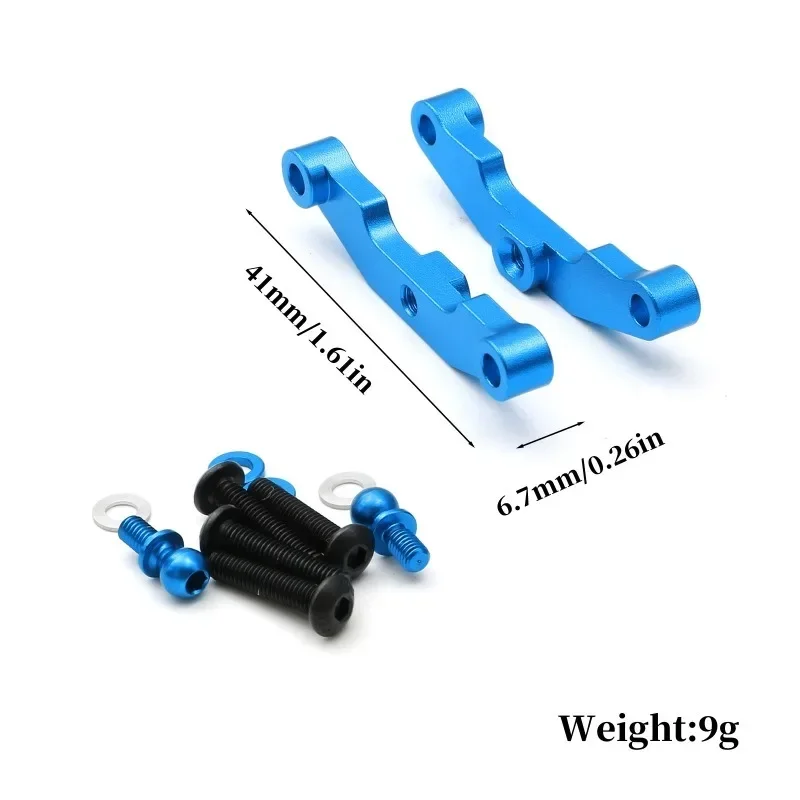 Pour TAMIYA TT02 TYPE-S ALUMINIUM MONTAGE DU Bras Supérieur Bleu #54651