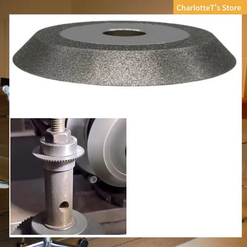 

Diamond Grinding Wheel Bevel Wheel Sharpener Electroplating 100 Mm Diameter 20 Inner Hole 45 Degrees 200 Mesh-ABLI