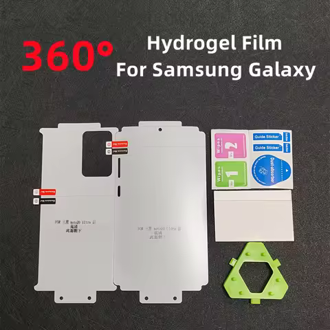 360° Full Body Hydrogel Film For Samsung Galaxy S24ultra S23 S22 S21 S20 Plus Note20 Ultra S10 S9 Note10+ Note9 Screen Protector
