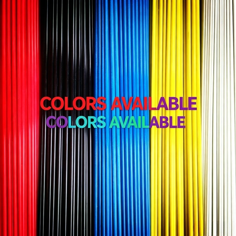 Solid High Elastic Glass Fiber FRP Rod Plastic Bar Stick Custom Cut 50cm 60cm Customizable Length For Model Project