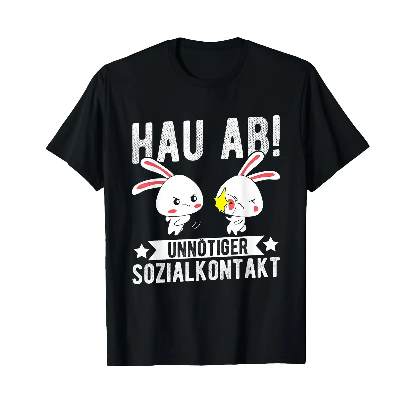 GET OUT OF HERE UNNECESSARY SOCIAL CONTACT T Shirt vintage Washed Soft streetwear Breathable Casual Comfortable homme fashion