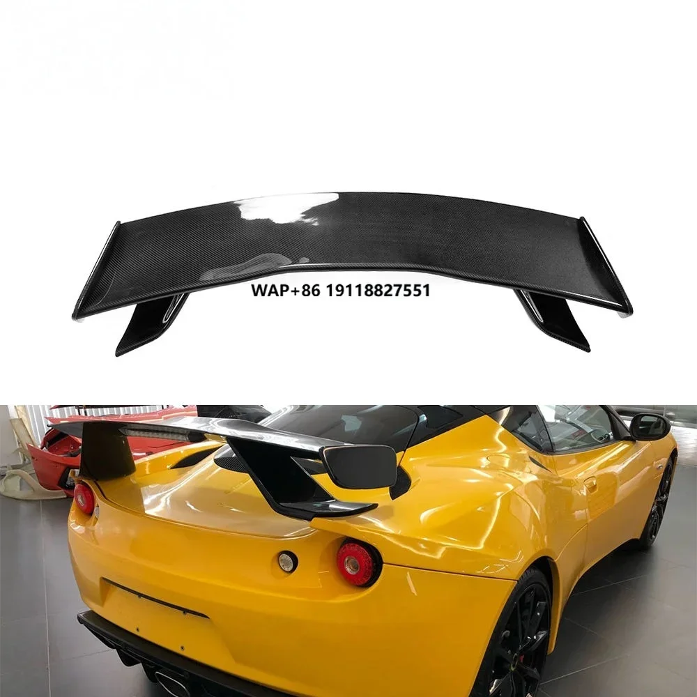 

2010-2016 High Quality Real Carbon Fiber Rear Racing Wing Spoiler for Lotus Evora S 400 410 GT430 Sport GTE Style