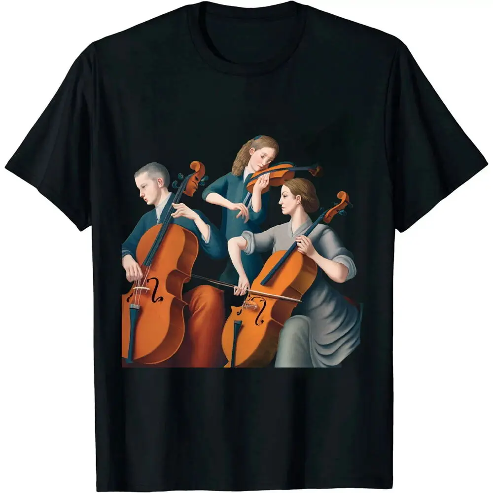 Funny Cellists Dont Get In Treble Musician Cello T-Shirt Unisex T-shirts Cotton Luxury Brand Vintage Oversized