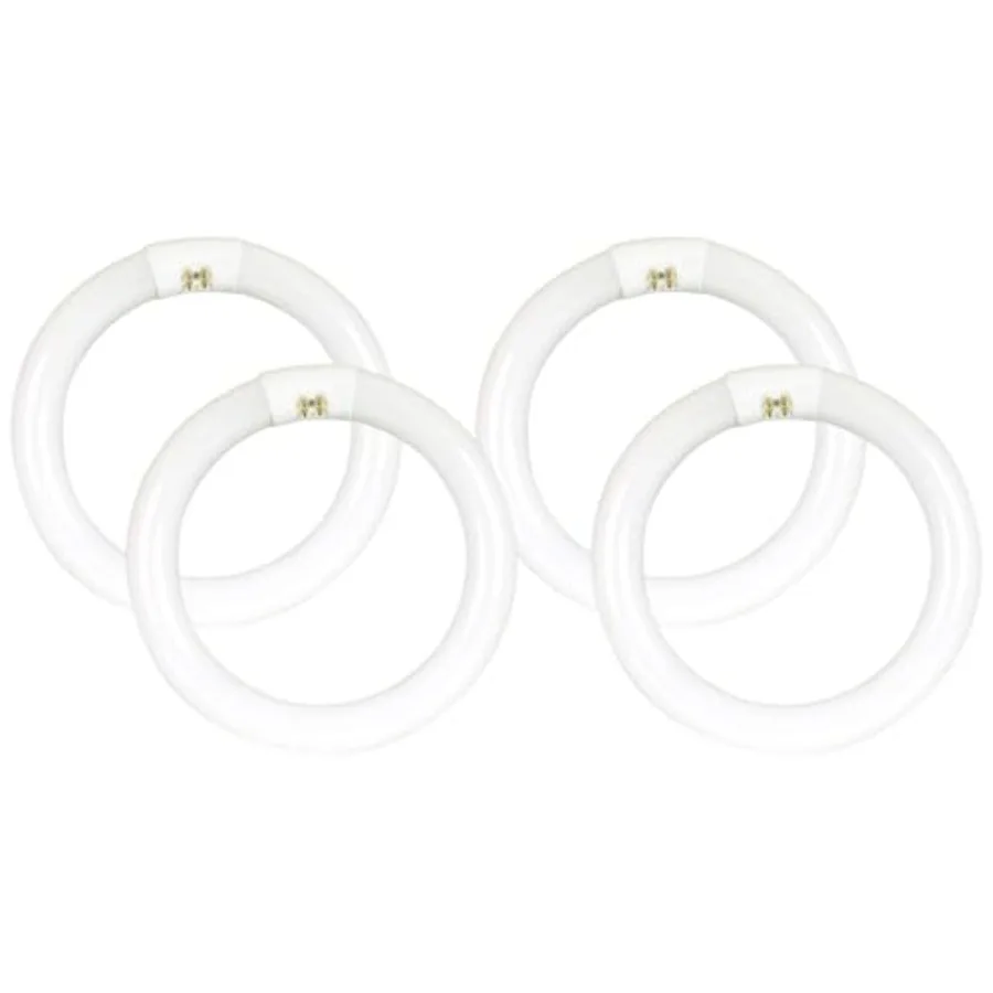 

8-inch 15 Watt LED Circular Tube T9 Replacement Cool White 4100K G10Q Base Plug and Play Requires Compatible Existing Ballast F