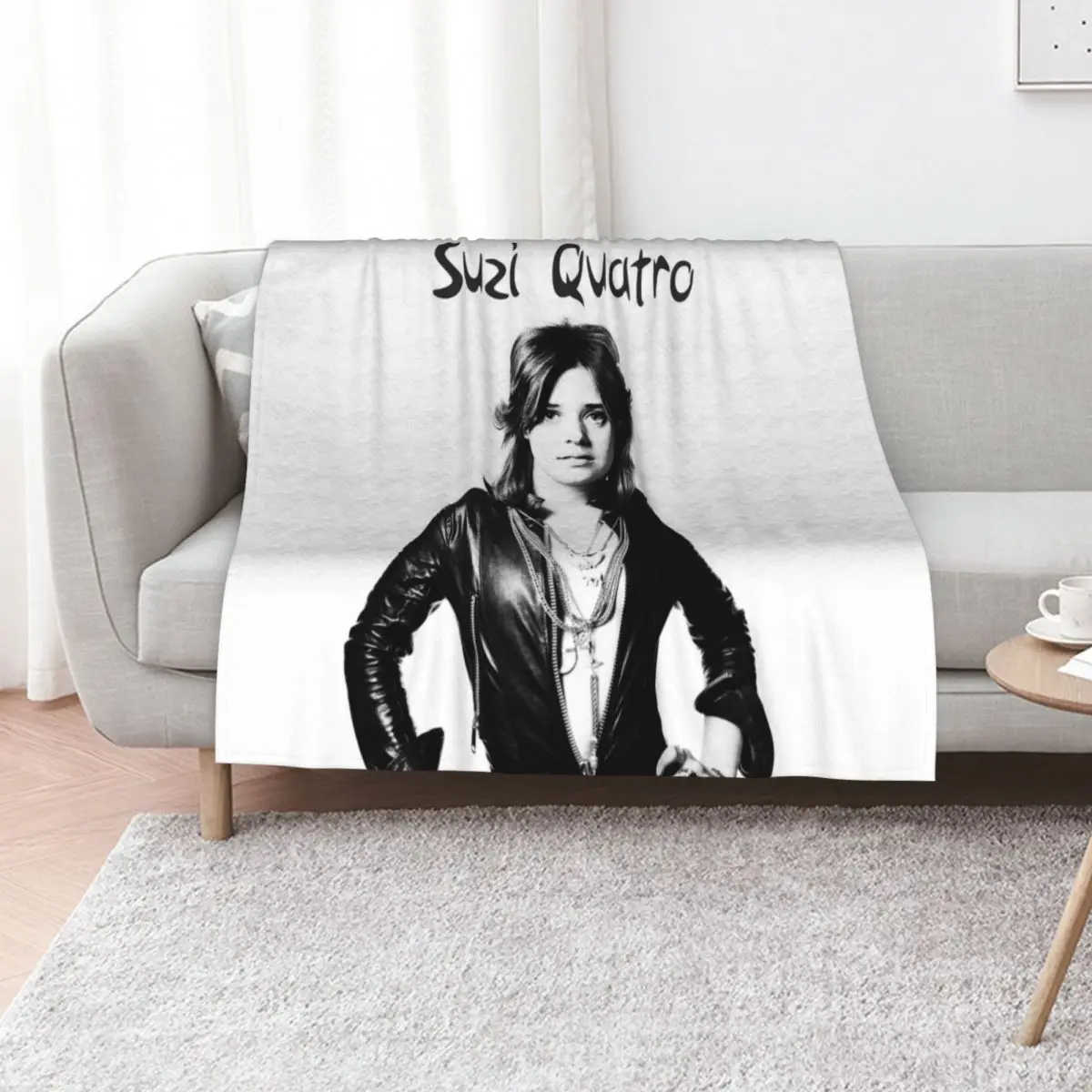 

suzi quatro Throw Blanket Vintage Decoratives sofa bed Softest Blankets