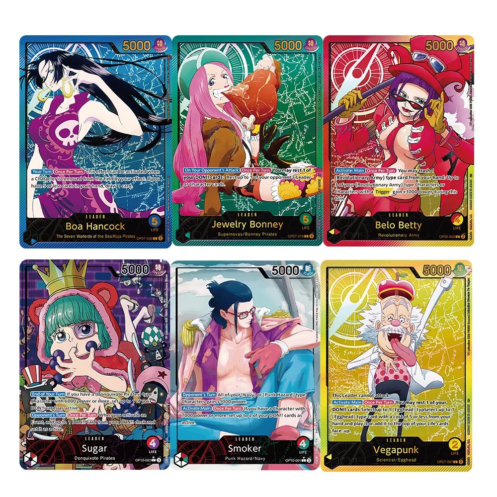 

One Piece Card Английская версия Sugar Luffy Yamato Lucci Hancock Belo Betty King Аниме OPCG Прокси-карты