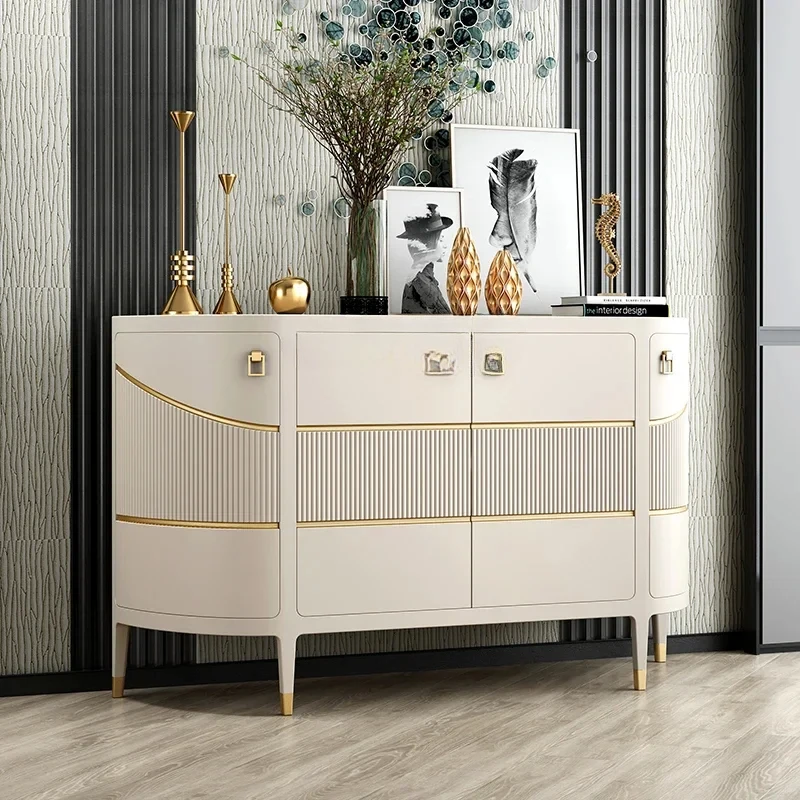 Новый легкий роскошный декоративный шкаф для прихожей, шкафчик для гостиной у стены, бытовой обеденный боковой шкаф