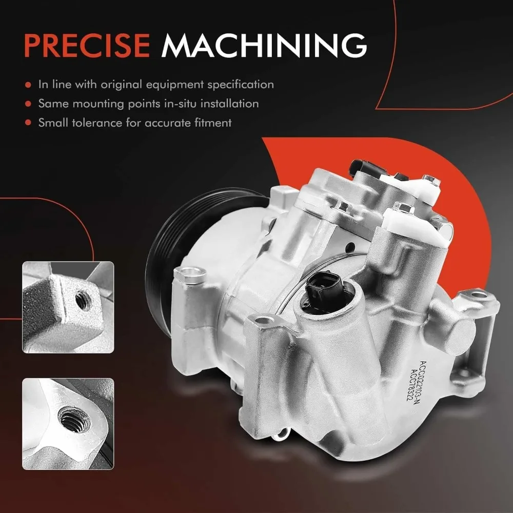 جودة عالية - مكيف هواء ضاغط تيار متردد مع قابض متوافق مع تويوتا كورولا 2011-2013، ماتريكس 1.8 لتر 2013 - عرض ساخن.