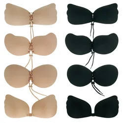 Invisible Strapless Adhesive Stick Bra Strapless Push Up Bras Women Sexy Backless Lingerie Seamless Silicone Bralette Underwear