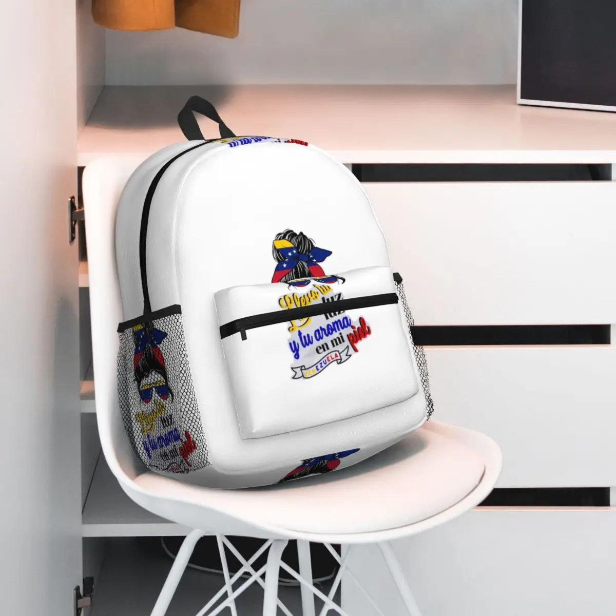 Arepas Venezuela Student Backpack School Bag Hiking Travel Daypack for Boys Girls Bookbag Shoulder Bags