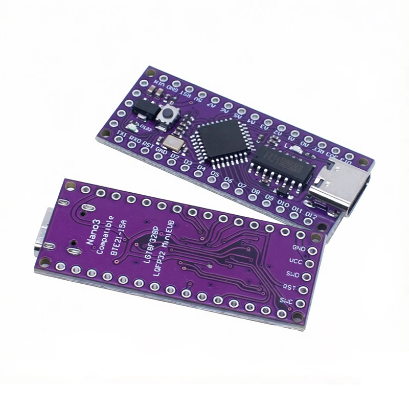 LGT8F328P‑LQFP32 MiniEVB Type‑C Micro USB Development Board CH9340C HT42B534‑1 Chip Compatible With ATMEGA328 Nano V3.0